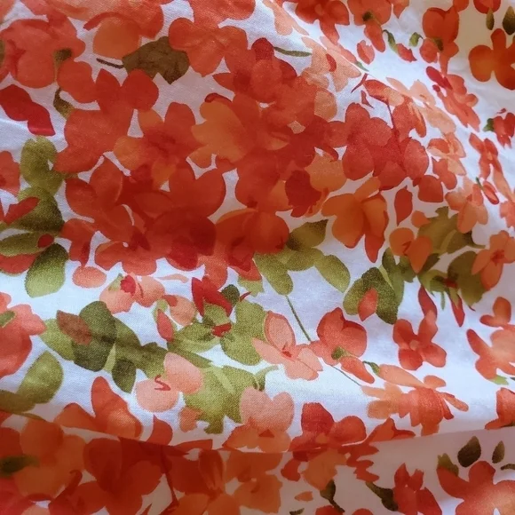 Andre Oliver Cottagecore Floral Lined Knee Length Skirt Sz 14 - Picture 3 of 9